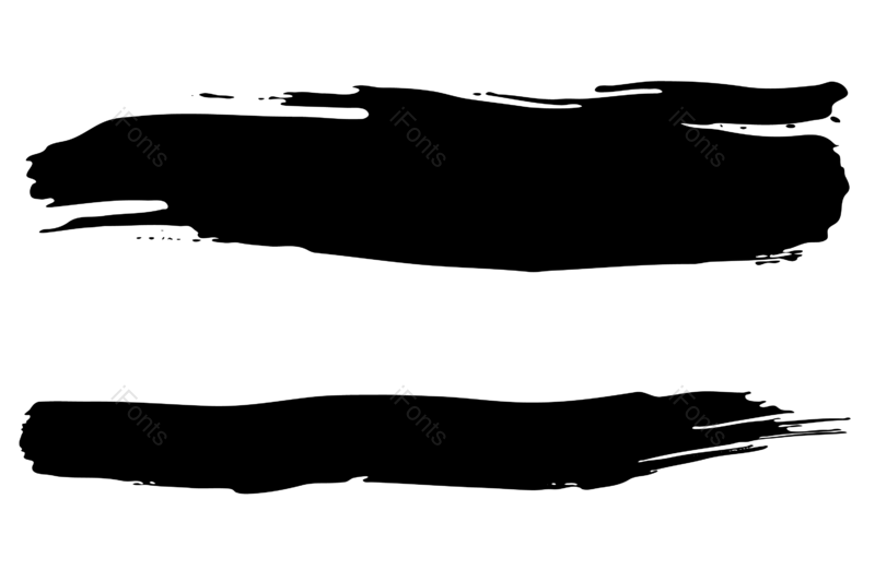 水墨图片,油画笔触元素,墨迹PNG,墨水免抠素材